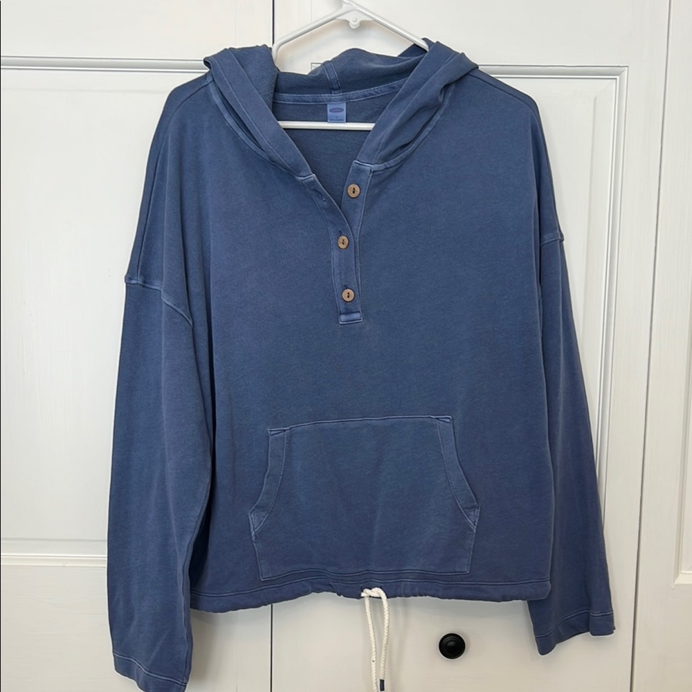 Old Navy Blue Hooded Pullover